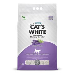 Pakaiši kaķiem Cats White Natural cementējoši 10l