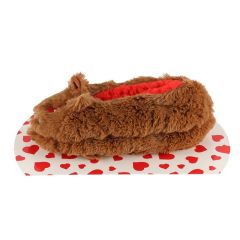 Čības ziemassvētku Winteria christmas Bear brūnas