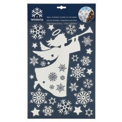Uzlīme sienas Winteria glow in the dark enģelis