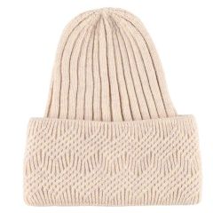Cepure Acces Beanie with Decoration Edge bēšs