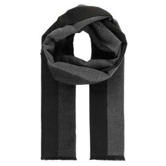 Šalle Acces Stripe melns