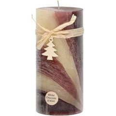 Svece stabs aromātiskā Polar White Chocolate, Mint 7x15cm 75