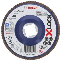 Abr.disks Bosch 125mm G40 X571