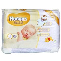 Autiņbiksītes Huggies Elite Soft jaundzim.2-5kg 26gab.