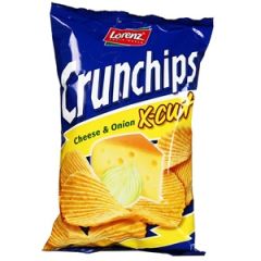 Čipsi Crunchips X-Cut ar siera/sīpolu garšu 75g