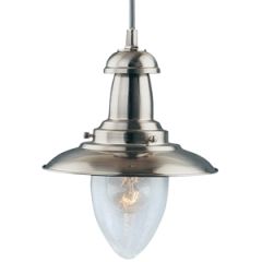 *84-Gr.l.-FISHERMAN 1x60W E27 sudrabs