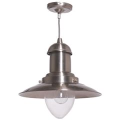 *84-Gr.l.-FISHERMAN 1x60W E27 sudrabs