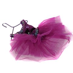 Dekors Kleita 20cm violeta