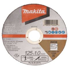 Griezējdisks Makita 125x1mm, INOX