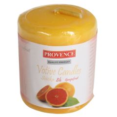 Svece-stabs arom.Provence greipfrūts h5xd4cm