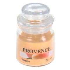 Svece arom.stikla trauc.Provence mango 9cm