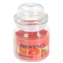 Svece arom.stikla trauc.Provence apelsīns 9cm