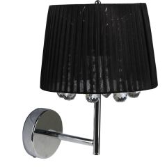 S.l.- DILEMA 2x60W E27 hroma/melna