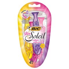 Skuveklis Bic Miss Soleil Colour Collection 4gab.