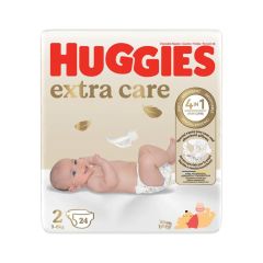 Autiņbiksītes Huggies Extra Care 2 jaundz. 3-6kg 24gab.