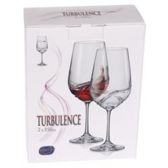 Glāzes Turbulence vīna 350ml 2gab.