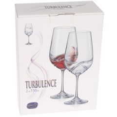 Glāzes Turbulence vīna 550ml 2gab.