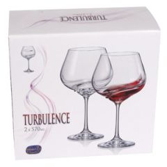 Glāzes Turbulence vīna 570ml 2gab.