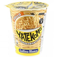 Nūdeles Yatekomo ar vistas garšu Gllina Blanca, 60g, ātri pa