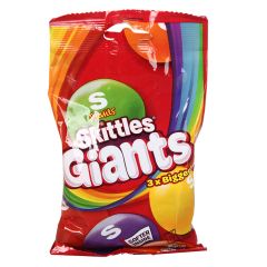 Želejkonfektes Skittles Giants Bag 95g