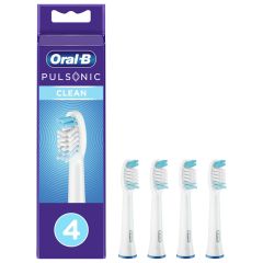 Zobu birstes rezerves uzgaļi Oral-B Pulsonic Clean 4 gab.