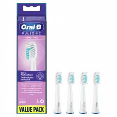 Zobu birstes rezerves uzgaļi Oral-B Pulsonic Sensitive 4 gab