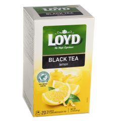 Tēja melnā Loyd ar citronu 20x1.7g