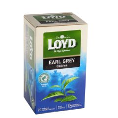 Tēja melnā Loyd Early Grey, 20x1.7g