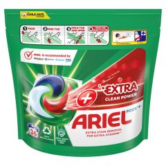 Veļas mazg.kapsulas Ariel Extra Clean 36gab.