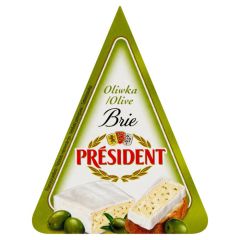 Siers Brie President ar olīvēm 125g