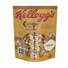 Sausās brokastis Kellog's Crunchy Caramelized nuts 380g