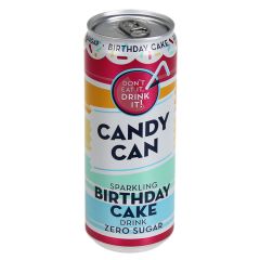 Dzēriens Candy Can zemeņu-Vaniļas gāzēts 0.33l ar depoz.