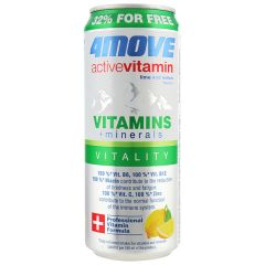 Vitamīnu ūdens 4Move ar minirāliem, 0.33l ar depoz., bundža