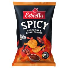 Čipsi Estrella Spicy BBQ taste 115g