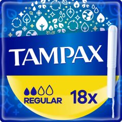 Hig.tamponi Tampax Plastic Free Regular 18gab.