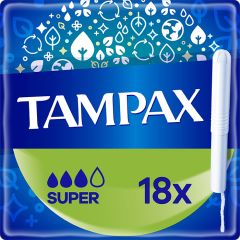 Hig.tamponi Tampax Plastic Free Super 18gab.