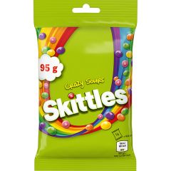 Želejkonfektes Skittles Crazy Sours 95g