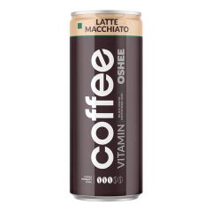 Dzēriens Oshee Vitamin Coffee Macchiato 250ml ar depoz.