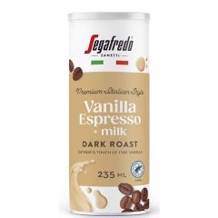 Kafijas dzēriens Segafredo vanilla espresso + piena 235ml