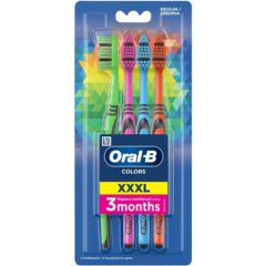 Zobu birstu komplekts oral-b colour medium 4gab.