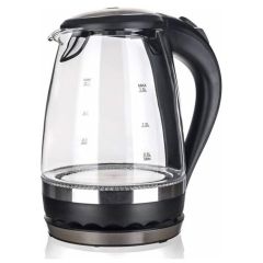 Elektriskā tējkanna Shady 1.5l, 2200W, ar LED, stikla