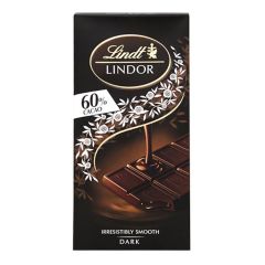 Šokolāde tumšā Lindt Lindor 60% kakao 100g
