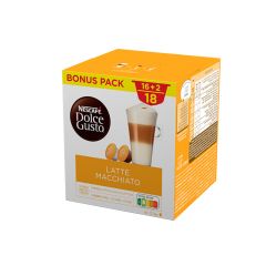 Kafija Nescafe Dolce Gusto Latte Macchiato (16+2) 206.1g