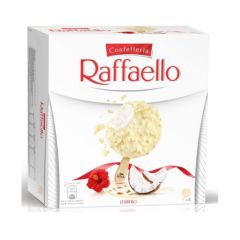 Saldējums Raffaello uz kociņa, 4x47g/280ml