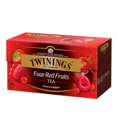 Tēja melnā Twinings 4 Red Fruit 25gab.