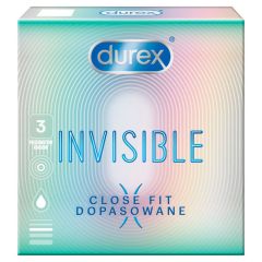 Prezervatīvi Durex Invisible Close Fit 3gab.