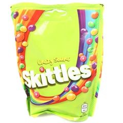 Želejkonfektes Skittles Crazy Sours 174g
