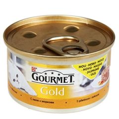 Konservi kaķiem Gourmet Gold vista/burk.85g