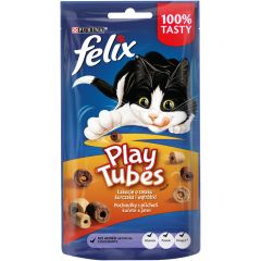 Gardums kaķiem Felix Play Tubes vista, aknas 50g