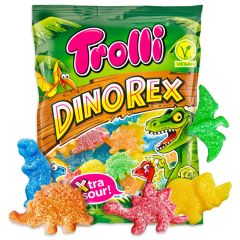 Želejkonfektes Trolli Dinorex 100g